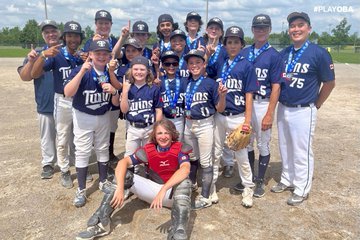 CDNBaseballNet's tweet photo. D’Souza, Omeljaniuk, Reid Oldridge, Robinson lead Twins to Brampton tourney win

https://t.co/Dpw2LOBt00

By: Bob Elliott (@elliottbaseball)

@MSBAbaseball #PlayOBA https://t.co/NrBY0FUILj