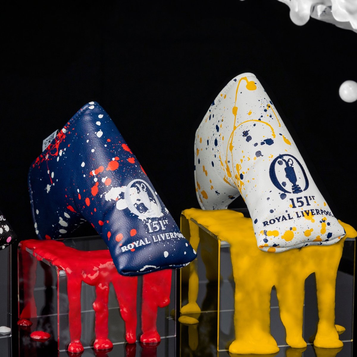 Make a SPLASH at the 151st Open! 🙌
Our NEW PRG Golf Paint Splash headcover collection, designed for <a href="/TheOpen/">The Open</a> at Royal Liverpool. Available at the on-site Merchandise tent throughout the week.

#PRGGolf #TheOpen