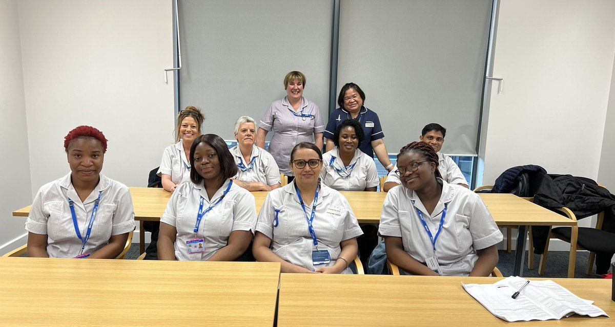 Another fantastic cohort of new HCAs in our Fundamentals of care week… spread that positivity you showed and welcome again to MKUH! @hcatrainer @ychristley @MKHospital @thatwendybird