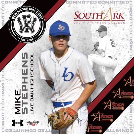 Wow Factor Gulf Coast (@wfgulfcoast) on Twitter photo Congratulations 2024 Michael Stephens RHP/OF on your commitment to <a href="/SouthArkbseball/">SouthArk CC Baseball</a>
<a href="/Mike_Stephens03/">Michael Stephens</a> <a href="/WowFactorNation/">Wow Factor Baseball</a>
<a href="/LanceGalloway8/">Lance Galloway WF</a> Congratulations 2024 Michael Stephens RHP/OF on your commitment to <a href="/SouthArkbseball/">SouthArk CC Baseball</a>
<a href="/Mike_Stephens03/">Michael Stephens</a> <a href="/WowFactorNation/">Wow Factor Baseball</a>
<a href="/LanceGalloway8/">Lance Galloway WF</a>