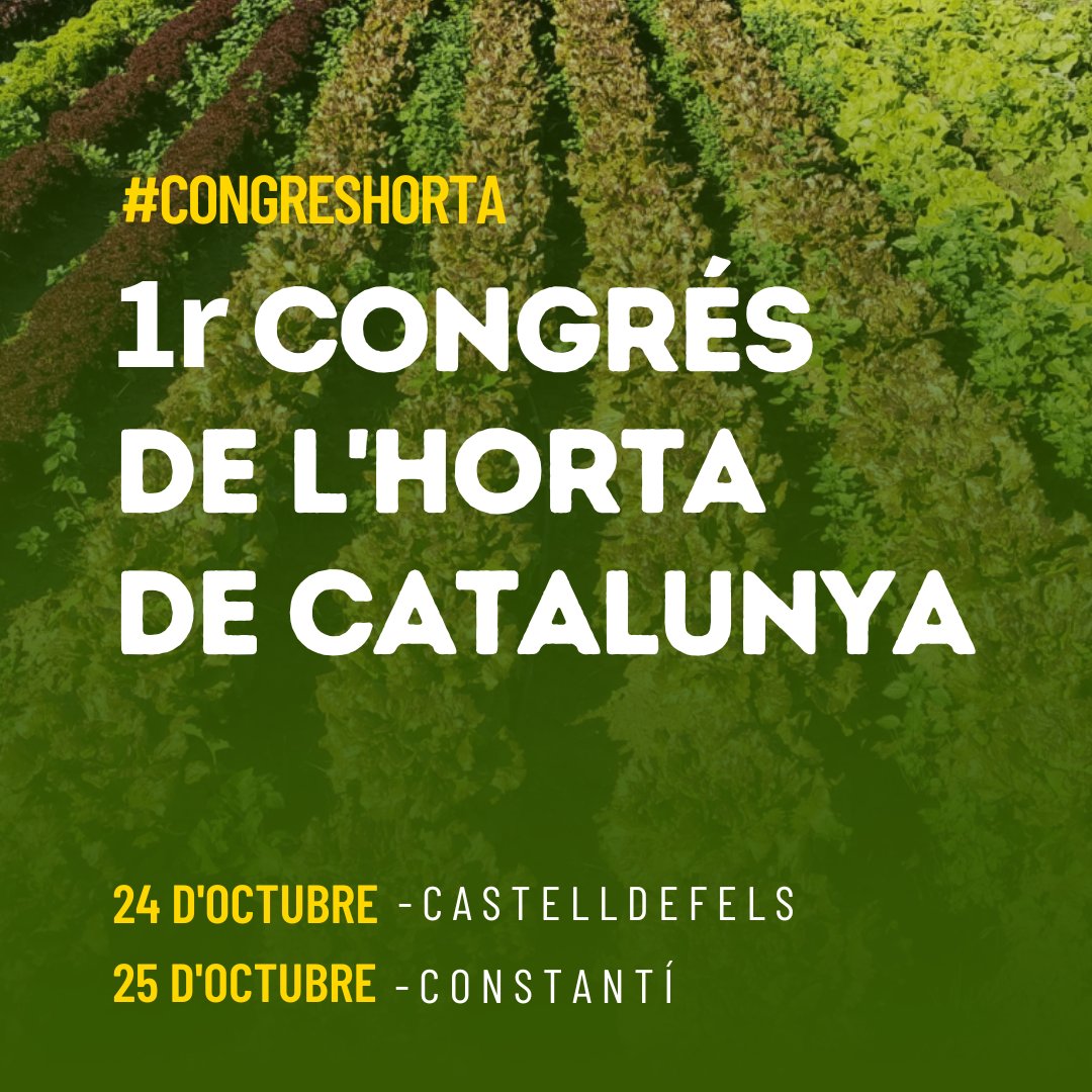 AgrotechUPC (@agrotechupc) on Twitter photo ✳️✳️Amb l'objectiu de promoure el sector de l'horticultura a Catalunya i destacar el seu paper estratègic i de futur <a href="/agriculturacat/">Agricultura</a> i <a href="/la_UPC/">Universitat Politècnica de Catalunya (UPC)</a> organitzem el #CongresHorta
🎯Esperem a tots els actors del món de l'horta a Catalunya.
🗓️Reserveu-vos el 24 i 25 d'octubre de 2023 ✳️✳️Amb l'objectiu de promoure el sector de l'horticultura a Catalunya i destacar el seu paper estratègic i de futur <a href="/agriculturacat/">Agricultura</a> i <a href="/la_UPC/">Universitat Politècnica de Catalunya (UPC)</a> organitzem el #CongresHorta
🎯Esperem a tots els actors del món de l'horta a Catalunya.
🗓️Reserveu-vos el 24 i 25 d'octubre de 2023