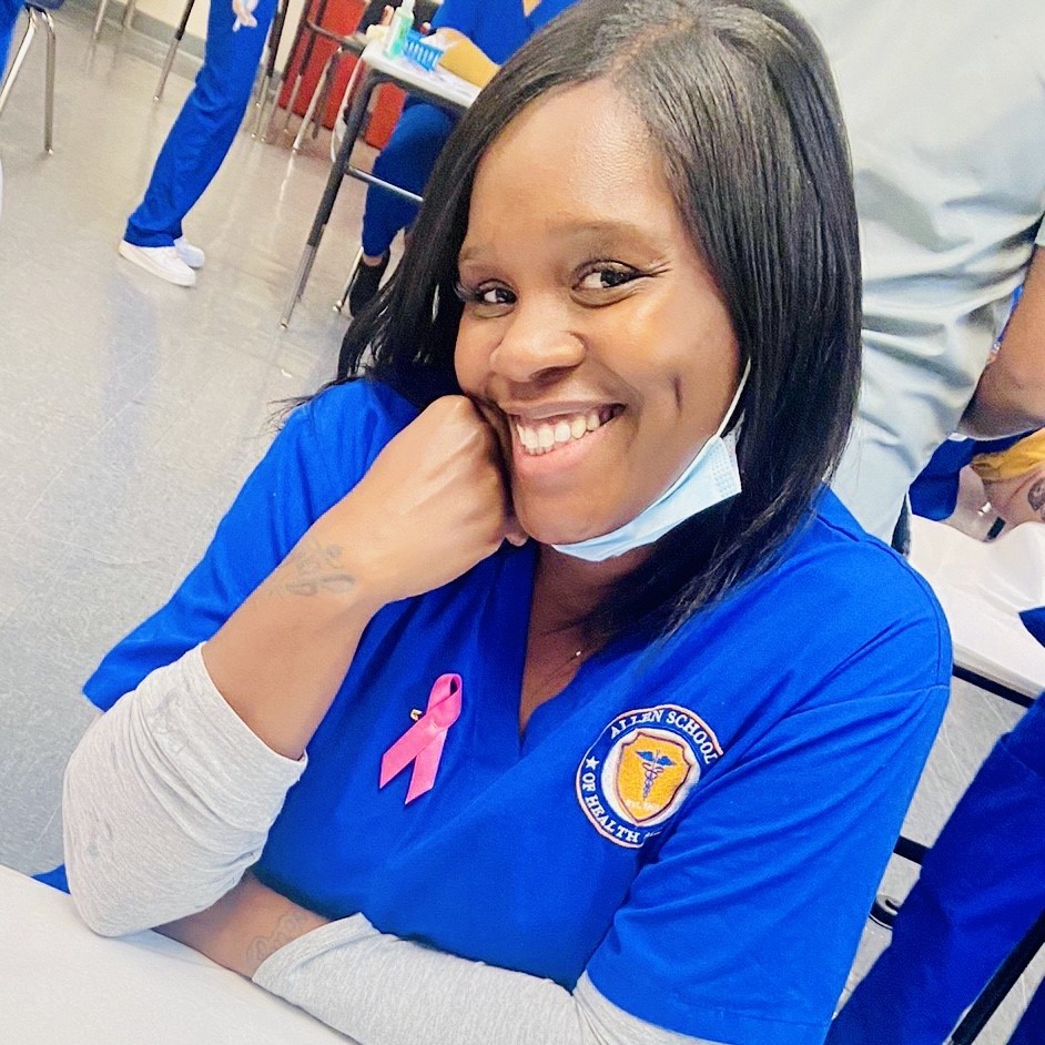 Allen_School's tweet photo. Our student's joy and smiles are infectious in the best ways possible! 😊❤️ Have fun while learning the skills you need to thrive in the #Healthcare industry. https://t.co/mcVPkffGS1