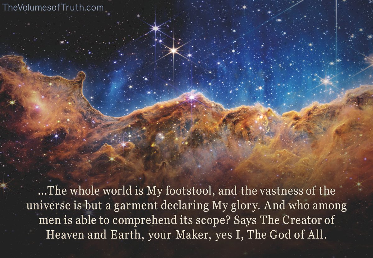 TheTimeHasCome7's tweet photo. "Trust in God Alone"
https://t.co/YqFN8esXK4
โถ Video: https://t.co/z6yHZxCA2D
#TheVolumesofTruth #Prophecy #YAHUWAH #YahuShua #Jesus #TheWordofTheLord #TrueProphet #God #TheMessiah #idolatry #Christianity #universe #GloryofGod #Creator #SonofGod #salvation #widepath #faith https://t.co/jMosWS8qRZ