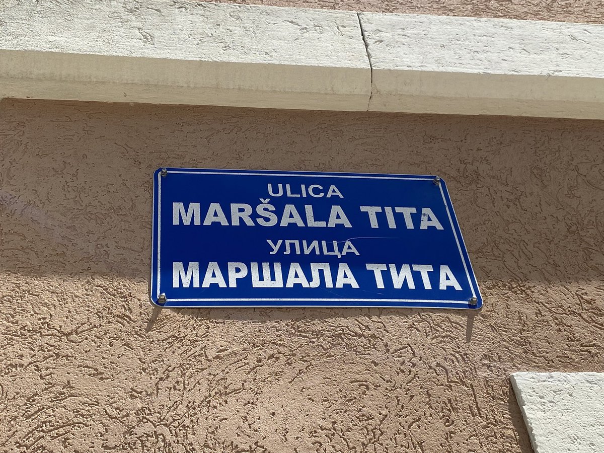 GunterFehlinger's tweet photo. I call Montenegro to remove all #Tito and Partisan and Yugoslavia street names #Yugoslavia was a unlawful socialist terror regime that occupied Montenegro 🇲🇪 1918 to 2006 
Stop 🛑 admiring Socialist dictatorship! https://t.co/rOghVzsxIa