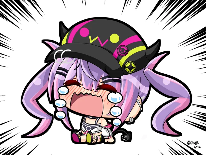 ぎゃん泣きトワ様 #TOWART