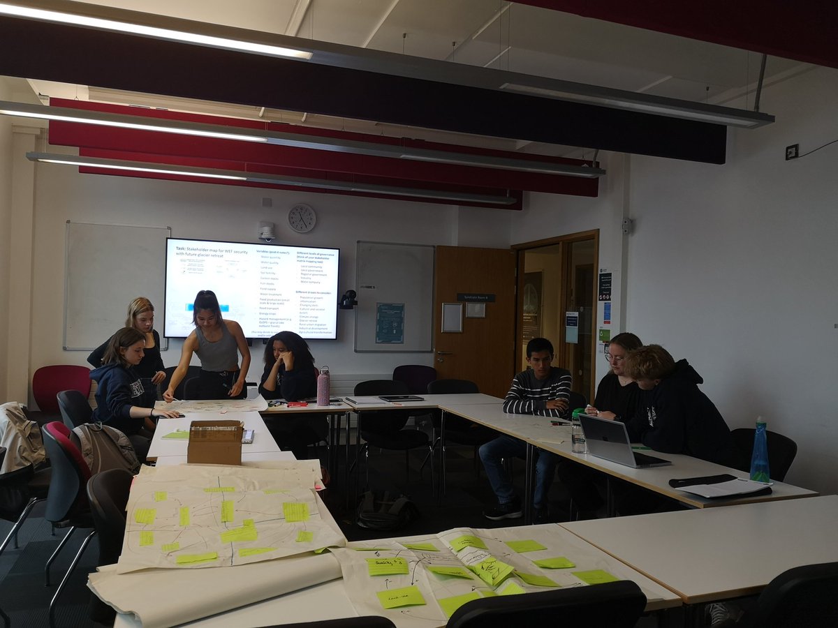 Mapping glacier retreat and the water-food-energy nexus for <a href="/UniofExeter/">University of Exeter</a> International Sustainability Summer School <a href="/ExeterGeography/">ExeterGeography</a>