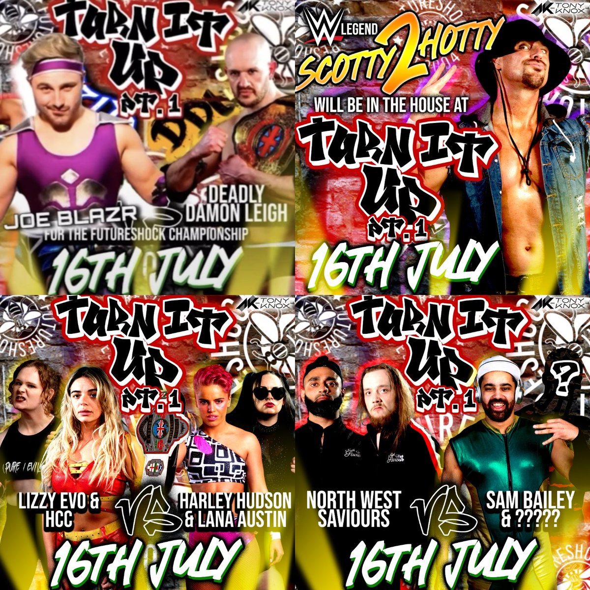 FutureShockWres's tweet photo. Ticket update.

Part 1:
Ringside SOLD OUT!

Part 2:
Ringside LAST 4!

Remaining general admission tickets &amp; family tickets available. Buy your Scotty 2 Hotty meet &amp; greet tickets in advance to save £5!

https://t.co/J8zIi8NsLx https://t.co/ExBb1p35F3