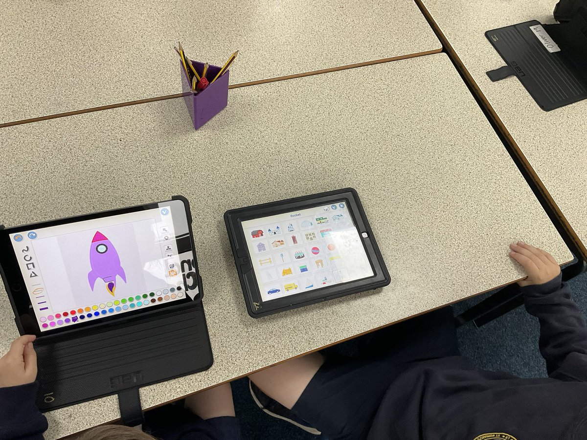 StBernardsep's tweet photo. T1 have enjoyed learning about programming using scratch jr #stbcomputing https://t.co/cYXTFyur3F