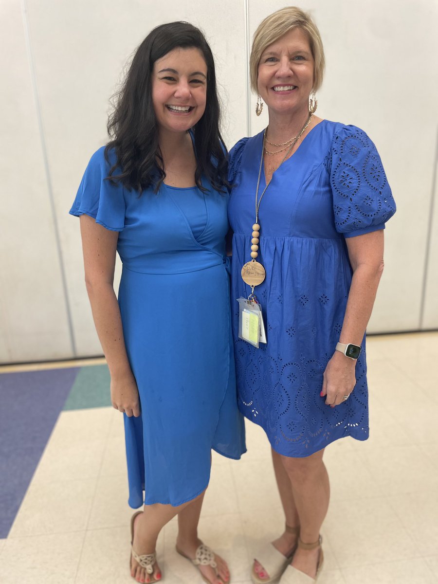 Rocking Sycamore blue in first grade! 🌎 <a href="/SycamoreCreekES/">Sycamore Creek ES</a>