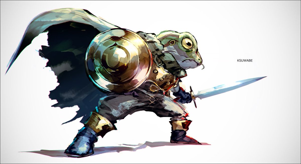 「Fan art | Chrono Trigger - Frog   」|THE ART OF VIDEO GAMESのイラスト