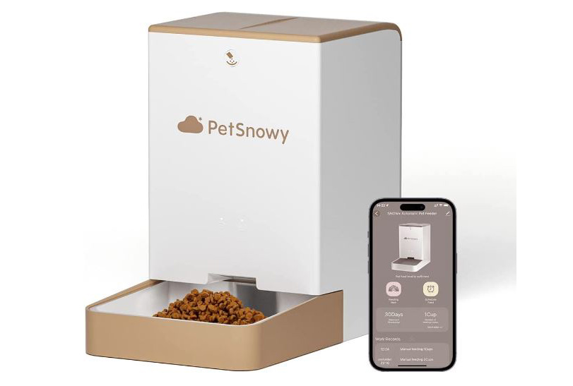 ipadness's tweet photo. PetSnowy Snow+ App Connected Cat Feeder with Dual Power Supply - https://t.co/7BWaICml4D https://t.co/W8RJJ25Om5