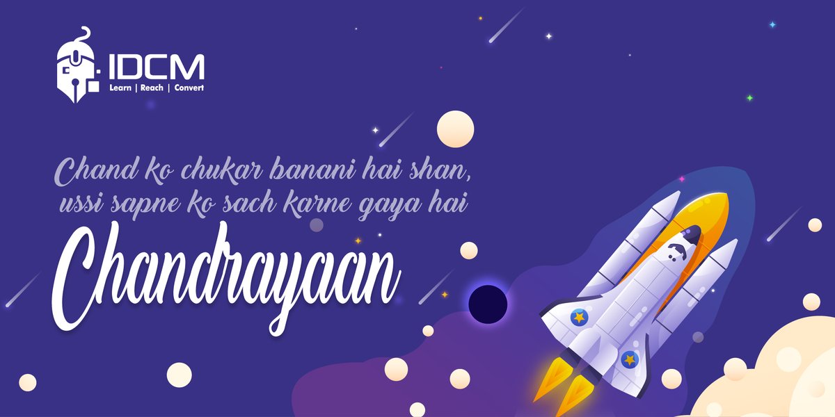 IDCM_dmtraining's tweet photo. We Indians don't just aim to touch the sky, we aim to rule the
sky. π
The heartiest congratulations to @isro on this moment of pride for all the Indians!
.
.
.
#myIDCM #LearnWithIDCM #friday #fridayvibes #Chandrayaan3 #ISRO #proud #proudmoment #ProudIndian #india https://t.co/ERkH4nEa0C