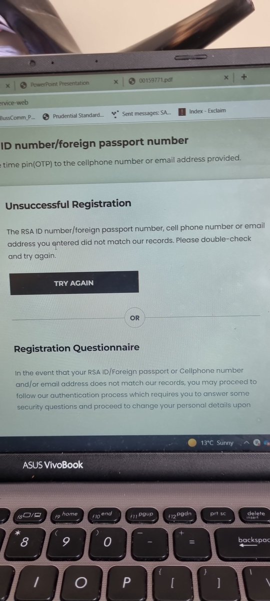 Miss_Rile's tweet photo. @GEPF_SA I have tried to register as a new user but it rejects the registration.  Please assist https://t.co/wJiRFOJokU
