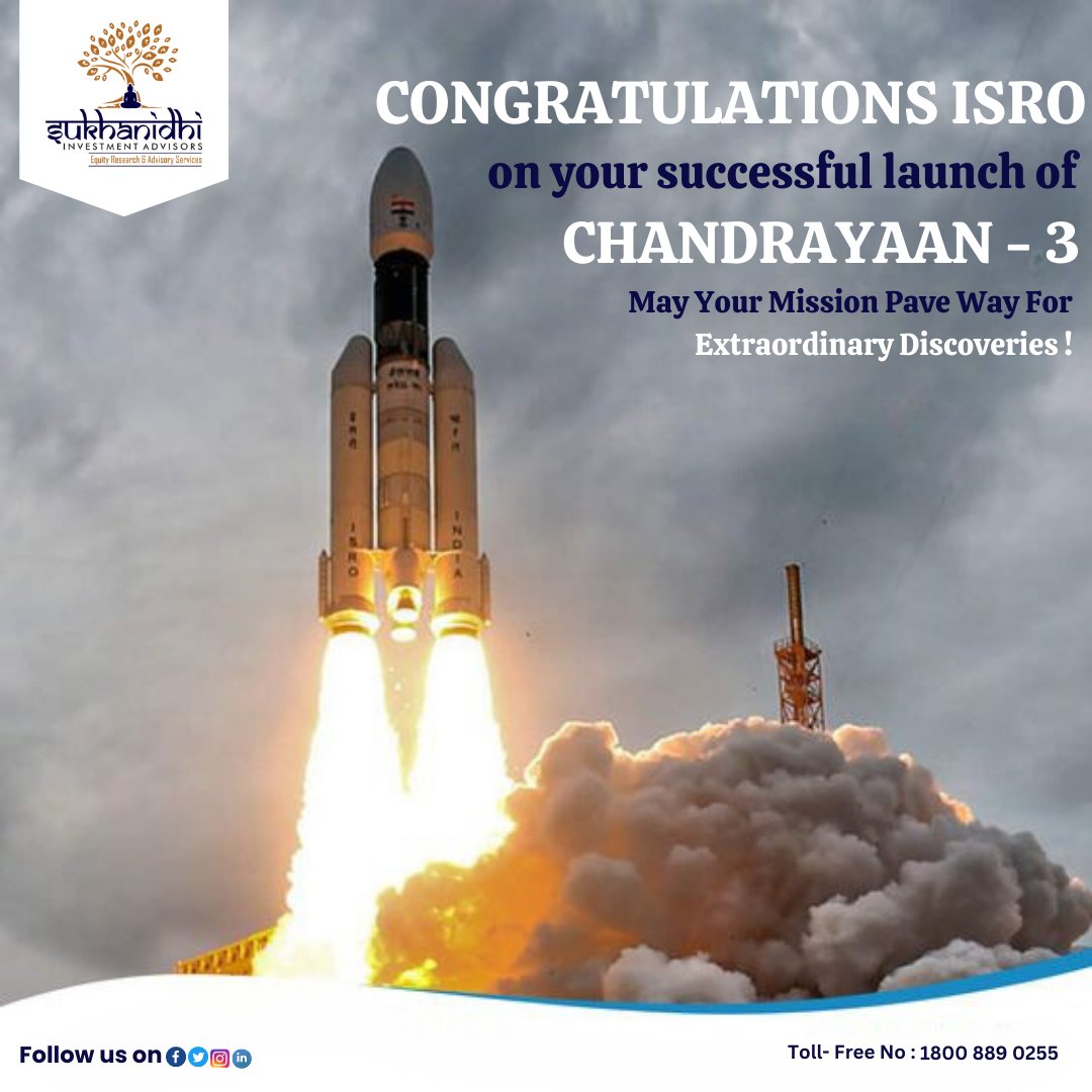 #IndiaontheMoon 

🚀🌌 To the brilliant minds behind Chandrayaan-3,We at  Sukhanidhi sends our heartfelt wishes. 🙏✨

#Chandrayaan3Launch #SpaceExploration #IndianSpaceProgram #isroindia #ISROTeam #SpaceMission #TheIndusValley #MissionHealthyKitchen #Chandrayaan3