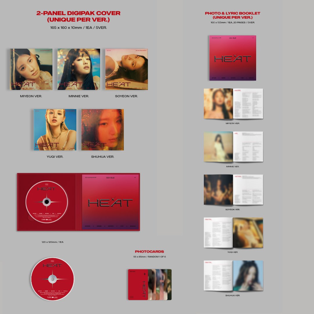 Dantexx_shop's tweet photo. HELP RT 🙏[🇲🇾MY GO | PRE ORDER ] #(G)I-DLE - Special Album [HEAT] (DIGIPAK - Member Ver.) (Random Ver.)

🌼 RM 58 ea 

📌 Due date : 06/09/23
📌 Need 2nd payment 
📌 FREEBIES INCLUDED

DM for more info/order 😊
#pasargidle @pasarGIDLE https://t.co/8ERYmDCXoc