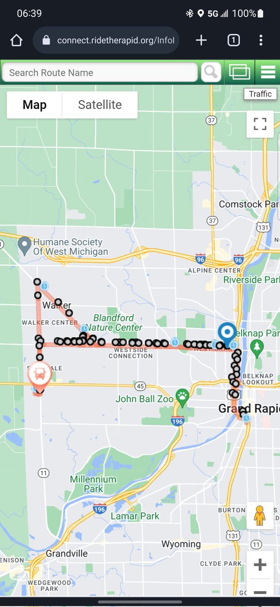 ak1916_ACAB's tweet photo. @TheRapid why is the number 7 bus not operating all of its trips? https://t.co/B5oUZOcyXU