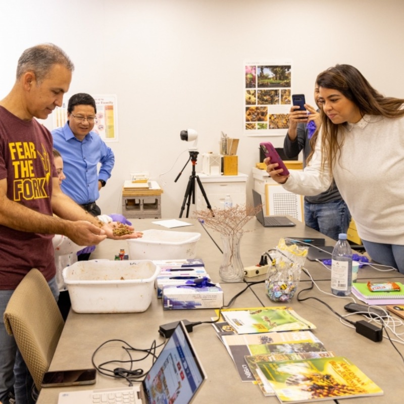 ReolinkTech's tweet image. Arizona State University Beehive Project Powered by Reolink! 🐝
With #ReolinkHighResolution RLC-823A cameras, @ASUTheCollege bee researchers & students learn bee behaviors in stunning 4K details, elevating online education to new heights! 🎓🌟
Cam used: reolink.club/3JWRcb9
