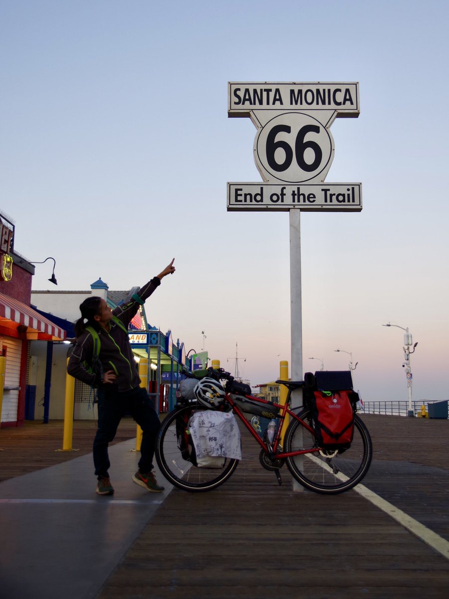 naganaga1997's tweet photo. アメリカ横断自転車旅【完】

アメリカの大地を存分に楽しんだ90日間でした！

次の旅は早くても2年後
アメリカ横断自転車旅と同時期に憧れたもう1つの旅に

アメリカの大地と出会った全ての人々に感謝を

2023/04/17～07/14
89days
6,417km https://t.co/FpbPaCHJma