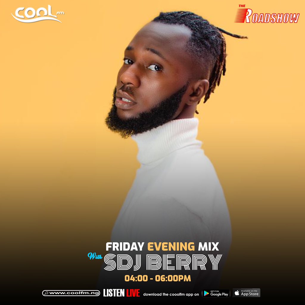 SDj_Berry ®️ (@sdj_berry) on Twitter photo Good morning fam. TGIF
please Don’t forget to tune in to 95.9 <a href="/CoolFMPH/">COOL FM</a> by 4pm let’s vibe with <a href="/ThisiSpaceman/">SPACEMAN 💯</a> and <a href="/HoneyOjukwu/">🦁Lioness of NewSchoolRadio</a> on the Friday Roadshow Good morning fam. TGIF
please Don’t forget to tune in to 95.9 <a href="/CoolFMPH/">COOL FM</a> by 4pm let’s vibe with <a href="/ThisiSpaceman/">SPACEMAN 💯</a> and <a href="/HoneyOjukwu/">🦁Lioness of NewSchoolRadio</a> on the Friday Roadshow
