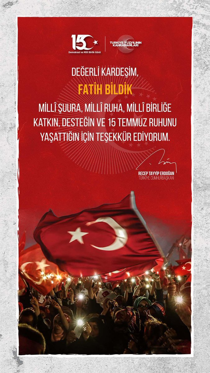 Fatih__Bildik's tweet photo. “Kahramanlar can verir, Yurdu yaşatmak için”

Unutmadık, unutmayacağız..

#YüzyılınKahramanları🇹🇷🇹🇷 https://t.co/R4n5mKkQvk