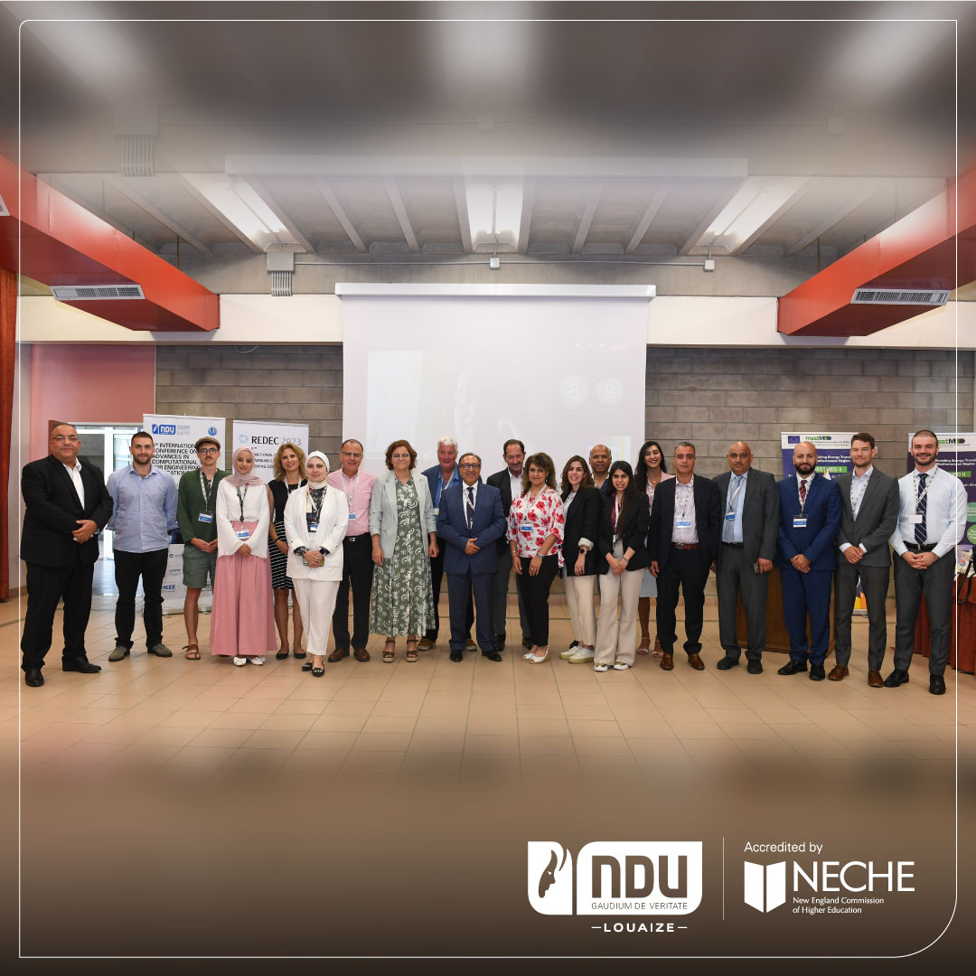 NDU_Louaize's tweet photo. An academic and scholarly success, the Faculty of Engineering hosted #ACTEA'23 as well as #REDEC'23, with leading figures presenting the latest research and innovations in fields ranging from #AI to #GeoMechanics.  https://t.co/mCDF3yYueV

#NDU https://t.co/KOyGjYo2QK