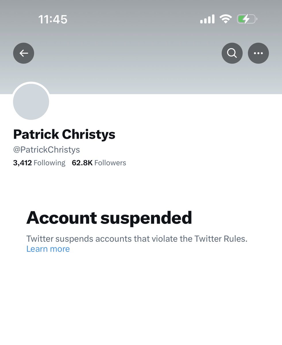 Hi ⁦@elonmusk,⁩ my friend and colleague has been suspended for arguing he’d react with great frustration if some Just Stop Oil nut disrupted his wedding as they did with our former Chancellor.
Most of us agreed with him.
Does this warrant a suspension? #FreePatrick