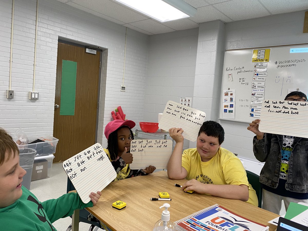 Changing initial or final sounds to create more words - ❤️’ing UFLI #GECDSBSLP2023 ⁦<a href="/gecdsbpro/">GECDSB PR</a>⁩