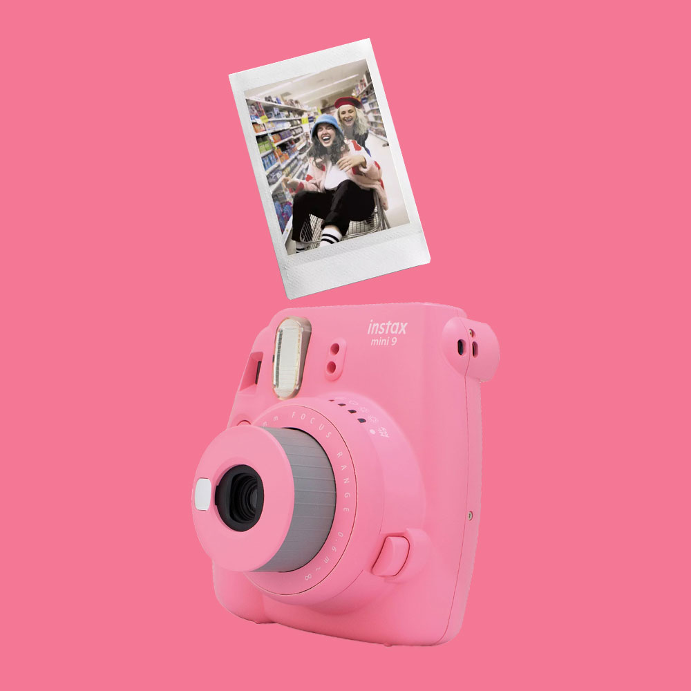 Cámara Instax Mini 9 - Flamingo Pink