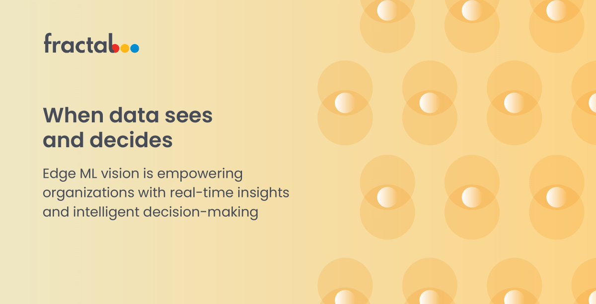 fractalai's tweet image. In a world where every second counts, Edge ML revolutionizes real-time data insights, empowering organizations to make instant data-driven decisions.
Discover more: bit.ly/3Daigjk
#EdgeML #RealTimeDataProcessing #MachineVision #Innovation #DigitalTransformation