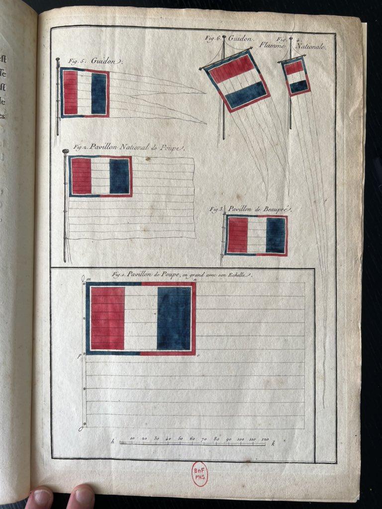 fred_manfrin's tweet photo. En 2018 il y a 5 ans, c’était mon tout 1er tweet collections de @laBnF : nous venions d’acheter ce monument historique  :  la 1ère mention du drapeau tricolore,  décret du 24 octobre 1790. jusqu’à l’intervention du peintre David en 1794, le pavillon est rouge, blanc, bleu !  ⤵️ https://t.co/BmhOshjkgG