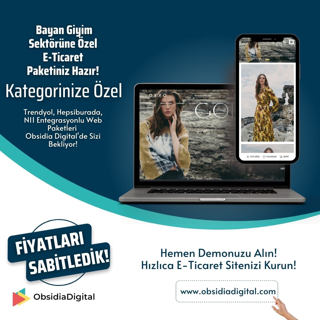Kadın Giyim Kategorisine Özel Plustex E-Ticaret Paketimiz Yayında!

obsidiadigital.com/detay-e-ticare…

#Turkiye #bayangiyim #giyim #eticaret