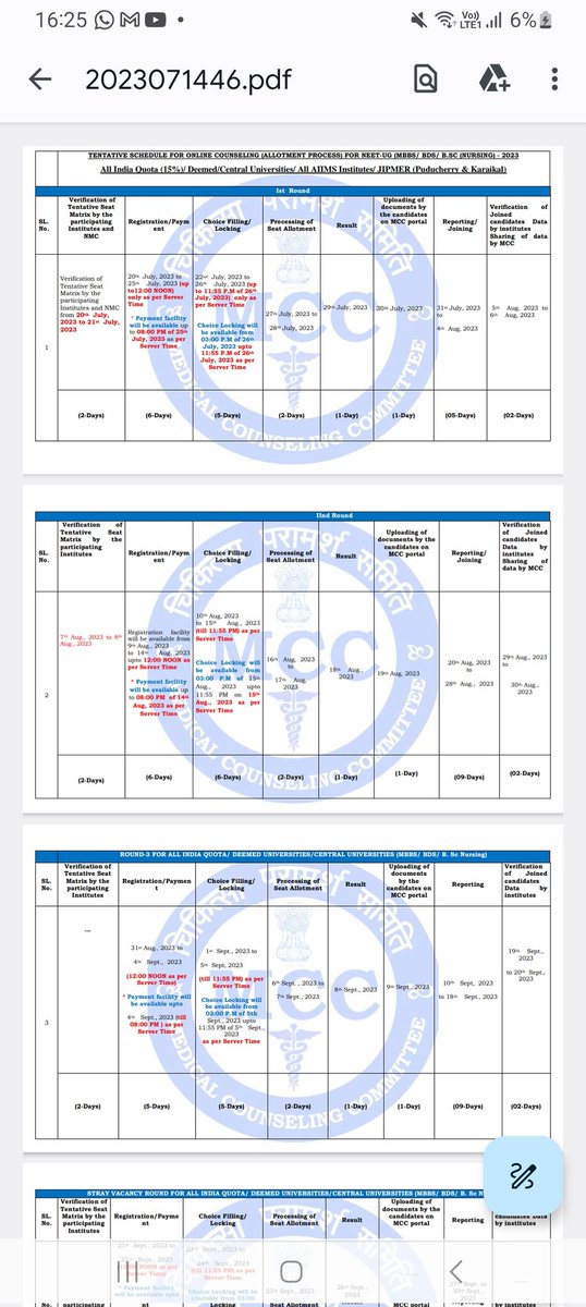 DrRAHULKUMARGU1's tweet photo. Counselling dates announced
Thanks to MCC https://t.co/nTN30WsHOo