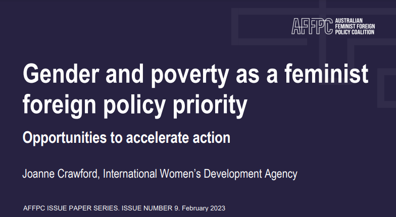 JoCrawford_Melb's tweet photo. Yes. The time has come for multidimensional metrics that capture what matters ─ in terms of wellbeing &amp; barriers to flourishing. These #AFFPC Issues Papers outline #feminist thinking @_sarahcook @N_Kabeer @iwda @alicejaneridge
👉https://t.co/LYhGQJ38jg
👉https://t.co/tUqlJAvJbB https://t.co/Hn8pIuNiO0