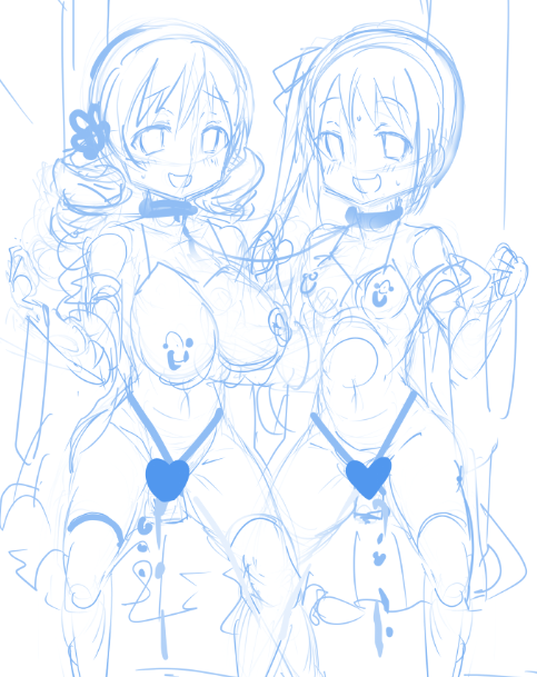 いい加減スケブ再開しないとな…
昔描いた絵のリメイク依頼 