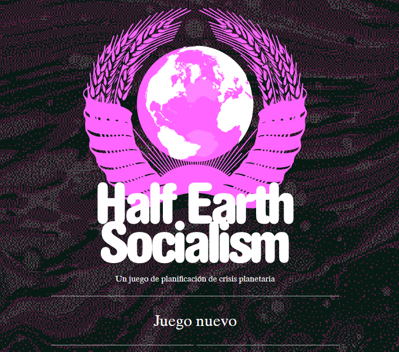 LevantaFuego's tweet photo. La revolución ha triunfado y estás al frente del gobierno encargado de la transición ecosocialista. Te enfrentas a enemigos políticos, descontento social y recursos limitados, pero la vida del planeta depende de ello. 

Así comienza el videojuego de "Socialismo de medio planeta". https://t.co/pIWsJ5Y1bp