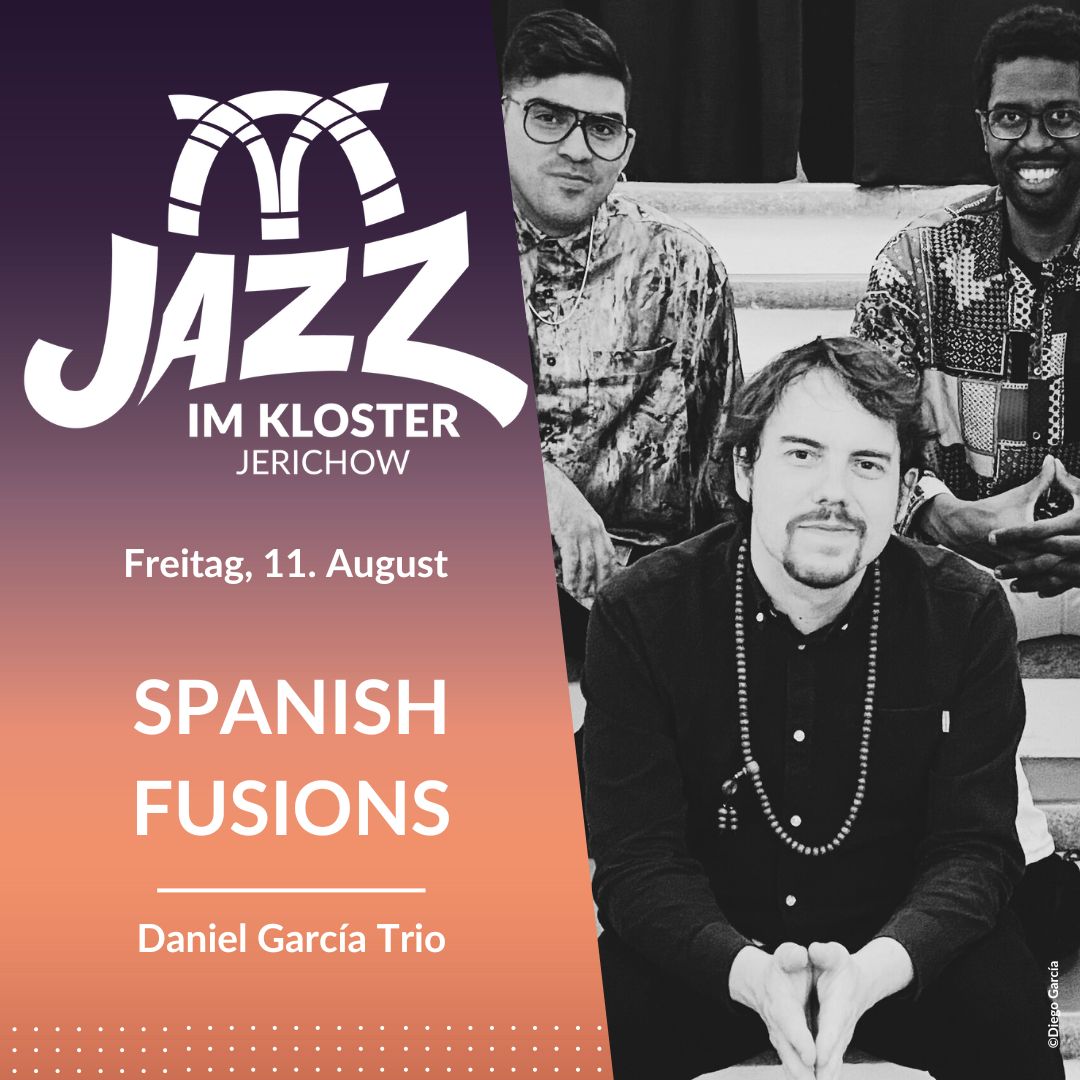 Daniel García, eine der aufregendsten Stimmen der spanischen #Jazzszene, ist am 11.08. mit seinem Jazz-Pianotrio mit dem Programm "Vía de la Plata" #live beim #Jazzfestival im #KlosterJerichow zu Gast.

#sachsenanhalt #jazz #danielgarciapiano