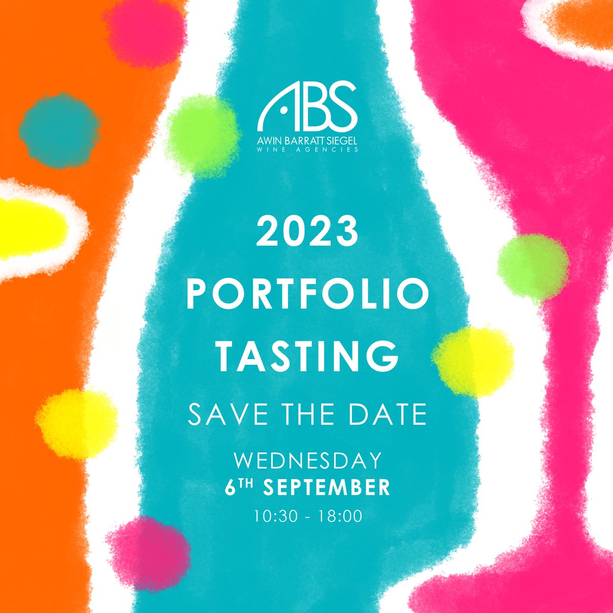 For more information contact lesley@abs.wine or go to abs.wine 6th September 2023 from 10:30am to 6:00pm The Stables, 25 Shelton St, Covent Garden, London, WC2H 9HW #ABSPortfolioTasting #TradeTasting #PortfolioTasting #ABSWines #ABSWine