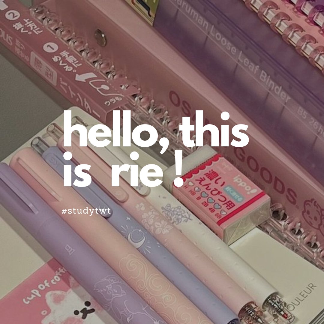 a_eristudies's tweet photo. hello there ! i am rie and I am new to #studytwt <3

since college is about to start, i'll be making this acc a place to make my college life more bearable and fun ♡

• '04 - libra
• incoming 1st-year bsa student
• kpop + swift girlie 

likes and rts are ・❥・

#studytwtph https://t.co/MNw77aKzOx