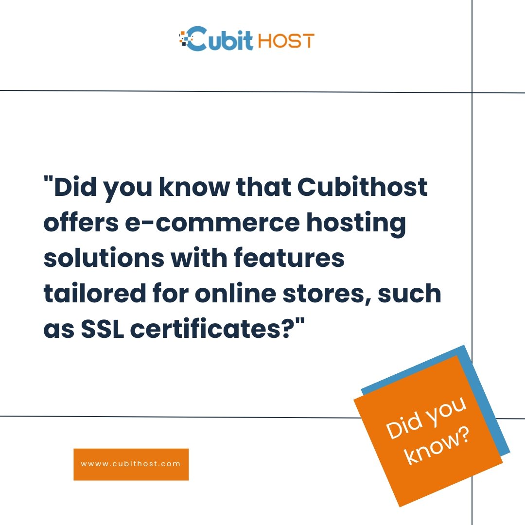 Cubithosting's tweet image. TGIF! 💃💃 Did you know Cubithost provides top-notch e-commerce hosting solutions, including SSL certificates? Elevate your online store today! 💯 Visit: cubithost.com  

#TGIF #Cubithost #EcommerceHosting #ธุรกิจสว