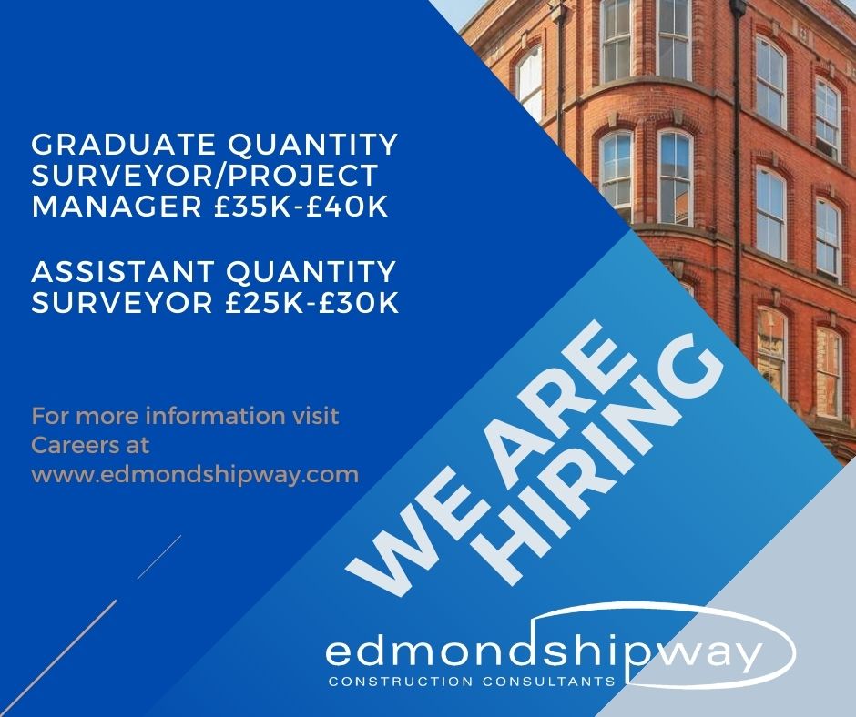 Quantity Surveyors/Project Managers... Take a look at our website for more details on two exciting career opportunities that we have to join our award-winning Construction Consultancy, Nottingham team. tinyurl.com/hbsjt2a6 #recruitment #CareerOpportunities #JoinOurTeam