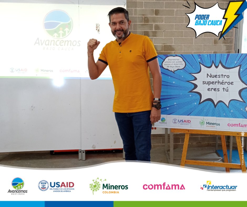 AvancemosBC's tweet photo. ✅Ayer en Tarazá vivimos una jornada muy enriquecedora en Poder Bajo Cauca con el coach @Franlazarocoach, donde los empresarios tuvieron la oportunidad de adquirir conocimientos en torno al empoderamiento, a la gestión empresarial... 

Sigue hilo 🧵

@USAID_Colombia @Comfama https://t.co/7WP9VOc9uC