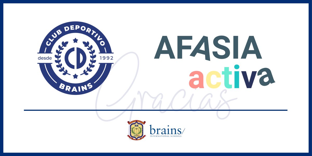 ¡Nos enorgullece anunciar la colaboración entre Club Deportivo Brains y la Asociación <a href="/afasiactiva/">Afasia Activa Asociación</a>!

Juntos fortaleceremos el conocimiento y la visibilidad de la afasia, una condición que afecta la comunicación 

Esta alianza busca generar conciencia, inclusión y apoyo. Gracias🙌