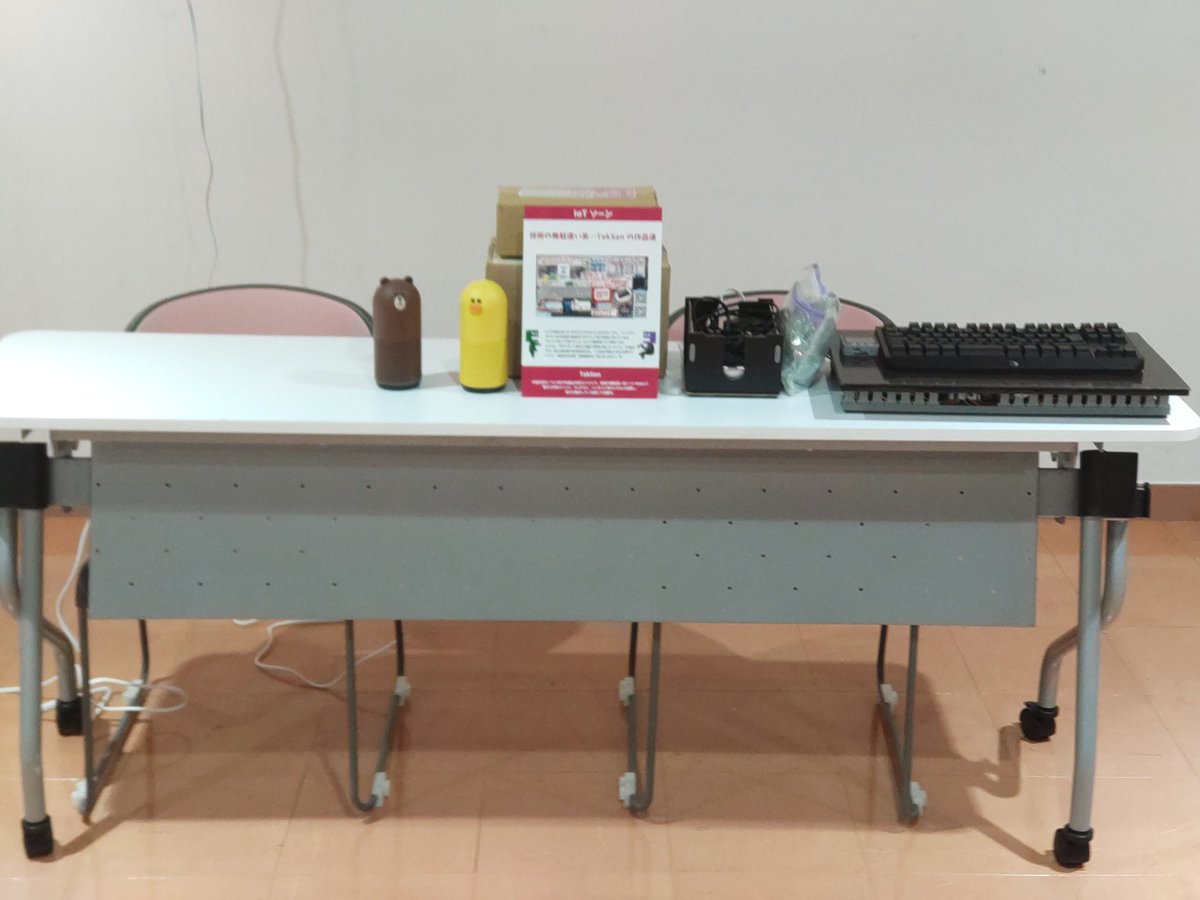 TakSan0's tweet image. 明日からの #TechSeeker での展示に向けて、搬入完了!