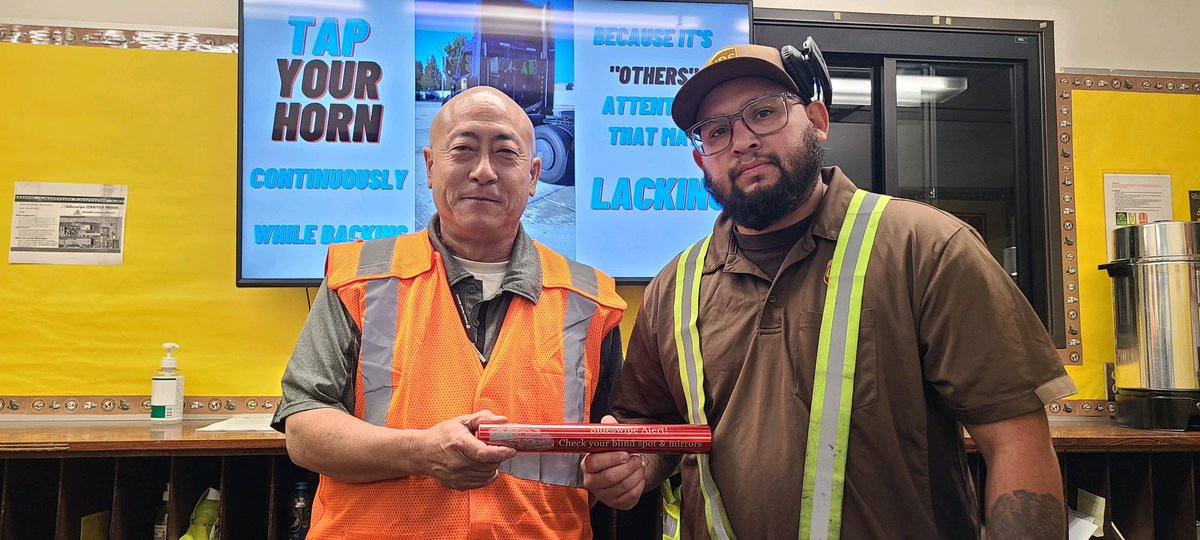 UPS Cerritos Feeder (@upscerritosfdr) on Twitter photo SIDESWIPE ALERT! Check your blind spots and mirrors. #dontfumblesafety baton continues strong! #SoCalFeeder #SafetyFirst #batonchallenge <a href="/UPSers/">UPSers</a> <a href="/divine2wincom/">Trina Norman</a> <a href="/CarolBTome/">Carol Tomé</a> <a href="/UPSJPipkin/">John Pipkin</a> <a href="/UPSCullen_Hutch/">Cullen Hutcheson</a> <a href="/DeGo40854/">De Angelo Gomez</a> <a href="/JoseP_scalupser/">Jose P.</a> <a href="/melirere/">Melinda Herrera</a> <a href="/UPSOntarioDDST/">UPSOntarioDDST</a> <a href="/katriverasc/">Kathy Rivera</a> SIDESWIPE ALERT! Check your blind spots and mirrors. #dontfumblesafety baton continues strong! #SoCalFeeder #SafetyFirst #batonchallenge <a href="/UPSers/">UPSers</a> <a href="/divine2wincom/">Trina Norman</a> <a href="/CarolBTome/">Carol Tomé</a> <a href="/UPSJPipkin/">John Pipkin</a> <a href="/UPSCullen_Hutch/">Cullen Hutcheson</a> <a href="/DeGo40854/">De Angelo Gomez</a> <a href="/JoseP_scalupser/">Jose P.</a> <a href="/melirere/">Melinda Herrera</a> <a href="/UPSOntarioDDST/">UPSOntarioDDST</a> <a href="/katriverasc/">Kathy Rivera</a>