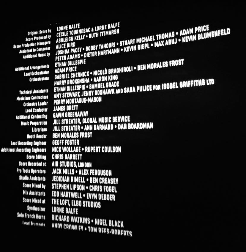 Aaron Nihal King (@aaronnihalking) on Twitter photo Incredibly honoured to have been an orchestrator on this amazing film with a fab score by
<a href="/Lornebalfe/">Lorne Balfe</a>
A must-watch film! Had a great time working with a fantastic orchestration team:
@harrybrokensha
<a href="/GabrielChernick/">Gabriel Chernick</a> @benmoralesfrost
Nicolo Braghiroli all led by
<a href="/AdamPrice94/">Adam Price</a> Incredibly honoured to have been an orchestrator on this amazing film with a fab score by
<a href="/Lornebalfe/">Lorne Balfe</a>
A must-watch film! Had a great time working with a fantastic orchestration team:
@harrybrokensha
<a href="/GabrielChernick/">Gabriel Chernick</a> @benmoralesfrost
Nicolo Braghiroli all led by
<a href="/AdamPrice94/">Adam Price</a>