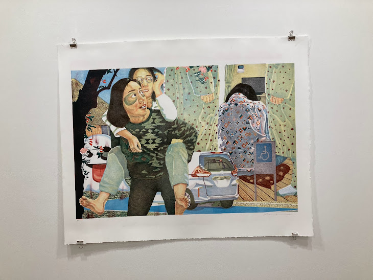 forimalist's tweet photo. 「NITO14 想像の爆弾」@アート/空家 二人。7/31まで。
　松元悠(「出来事との距離｜描かれたニュース・戦争・日常」@町田市立国際版画美術館に出品。7/17まで)、齋藤帆奈（粘菌を使った作品）、光岡幸一（凡人(ボンドマン)名義「BankART Under35」@ BankART Stationに出品。7/23）ら、話題の作家揃い。 https://t.co/mQq7vBPGJT
