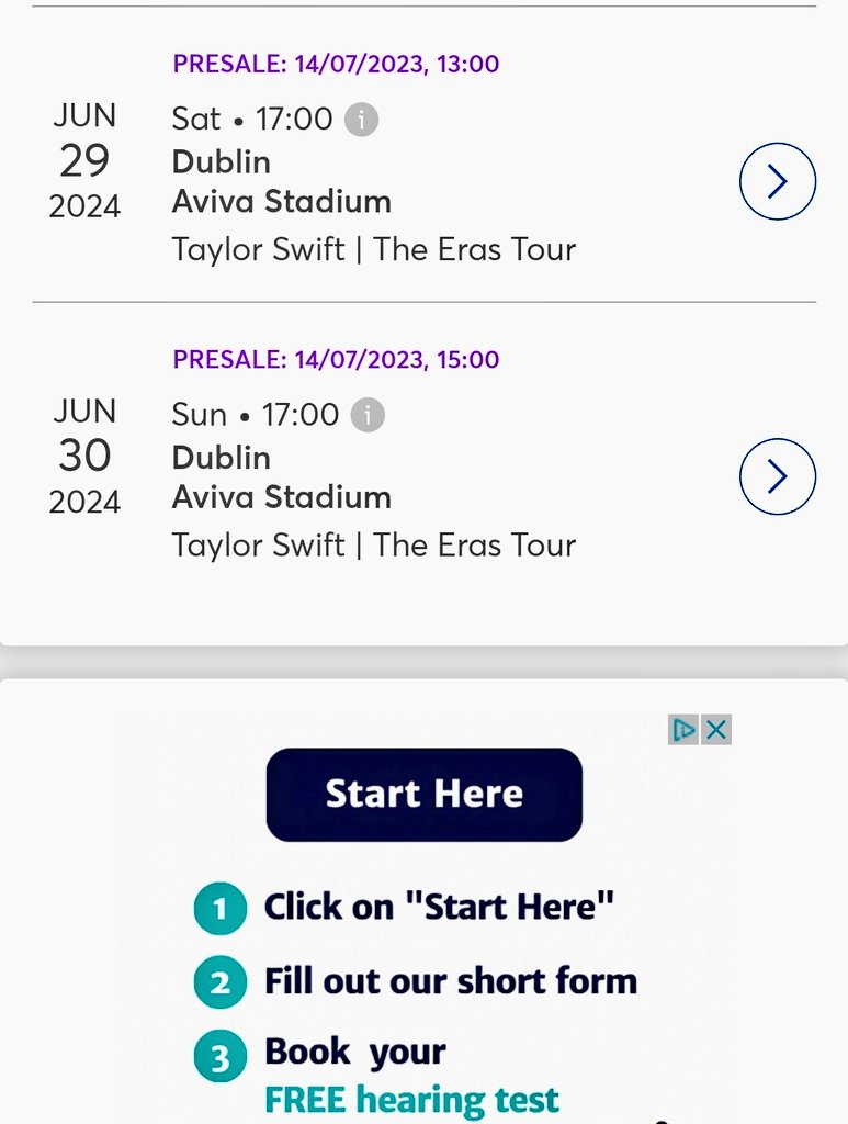 _acoustic_kitty's tweet photo. Why do I feel like some poor person is going to end up with a hearing test instead of Eras tickets https://t.co/KeOd4pfswr