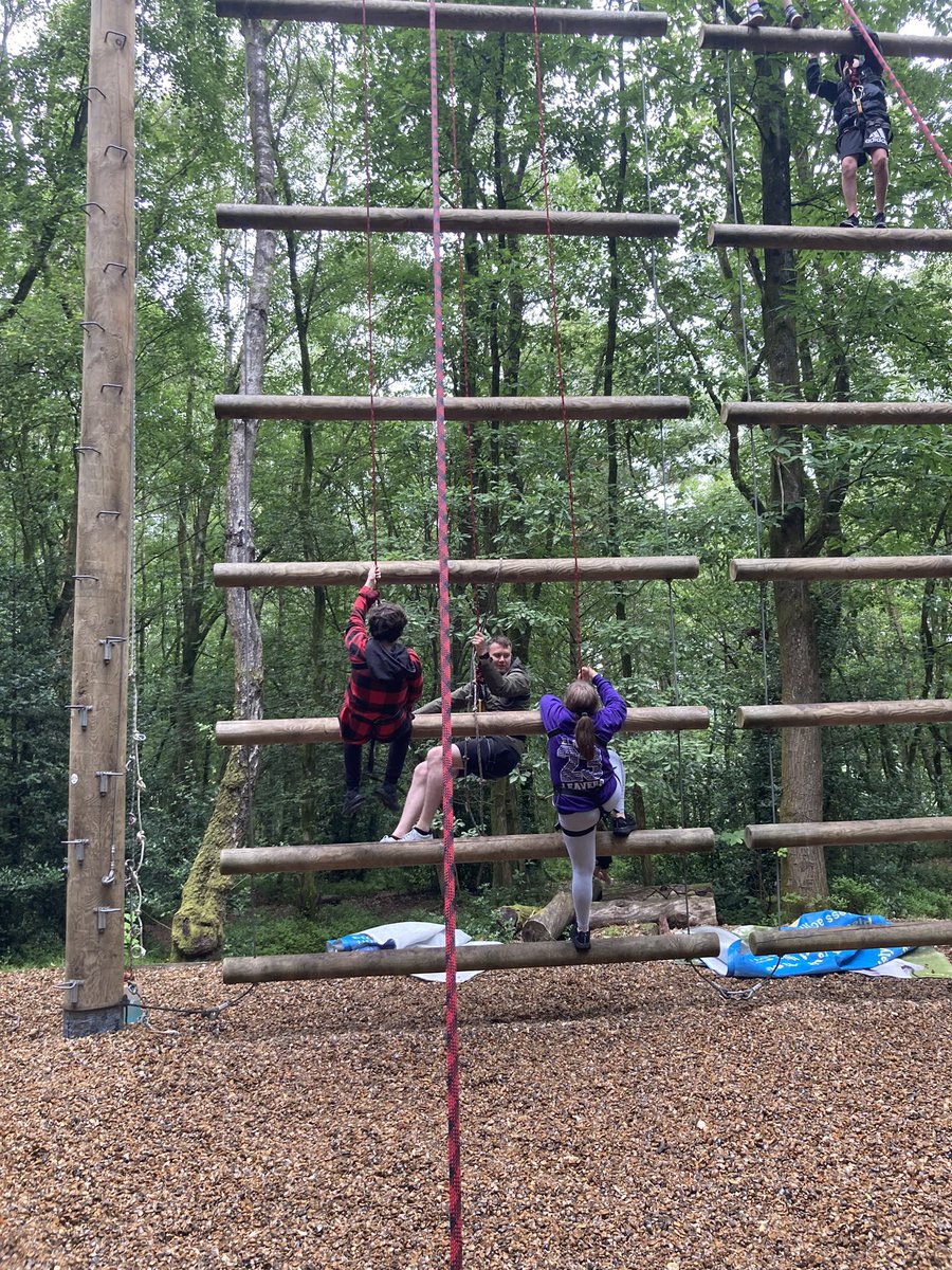 Conquering Jacobs ladder in the rain 🪜 ☔️ <a href="/EEC_Elaine/">Elaine Education Centre</a> <a href="/PrimaryElaine/">Elaine Primary</a>
