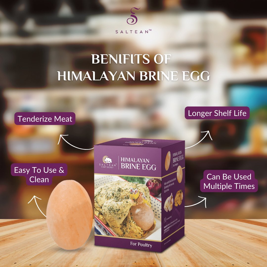 The #HimalayanRockSaltBrineEgg for #Poultry and #Turkey is a unique and healthy approach to preserving the tenderness and juiciness of your meat while imparting the beneficial qualities of authentic #HimalayanPinkSalt.

Visit the website 
https://t.co/eAI4Wq2aGw https://t.co/jNux02tDnq