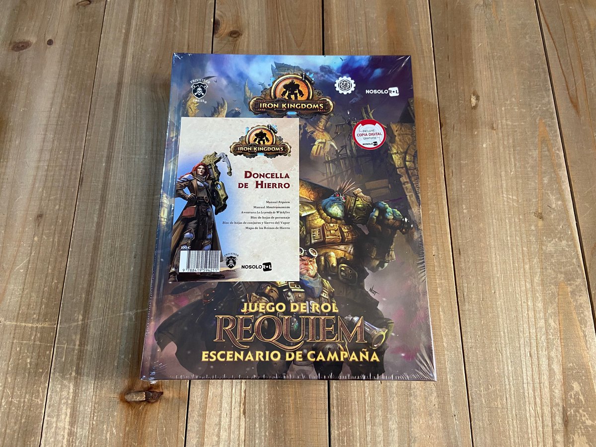 jariegocollects's tweet image. Iron Kingdoms @Nosolorol 

Niveles de #mecenazgo disponibles en nuestra web!
jariegoscollections.com/collections/ir…

#rol #juegosderol #DX #CollectorsHelpingCollectors #RPG